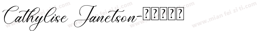 Cathylise Janetson字体转换